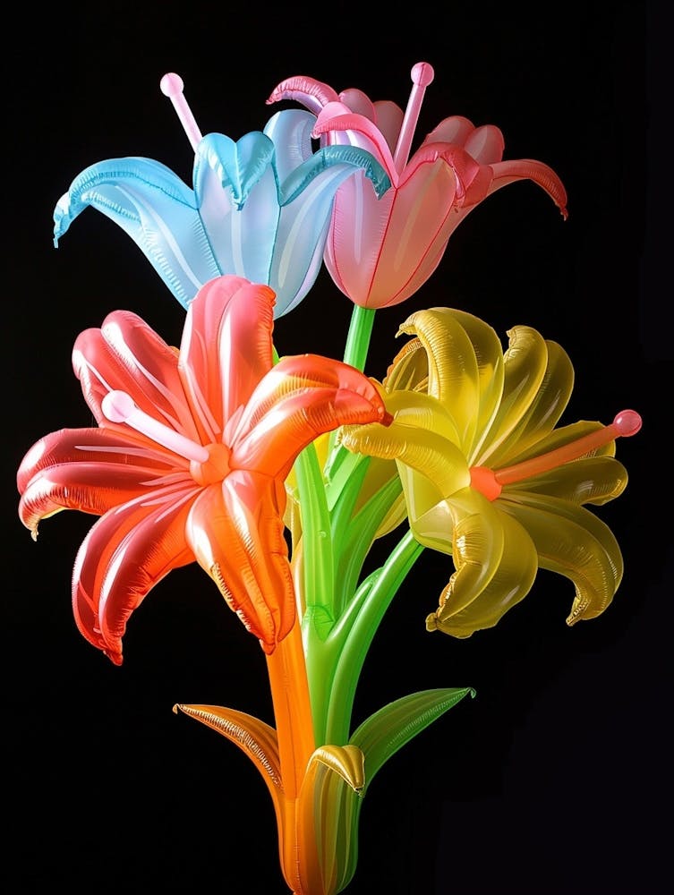 Bright Inflatable Flowers Honeysuckle 2