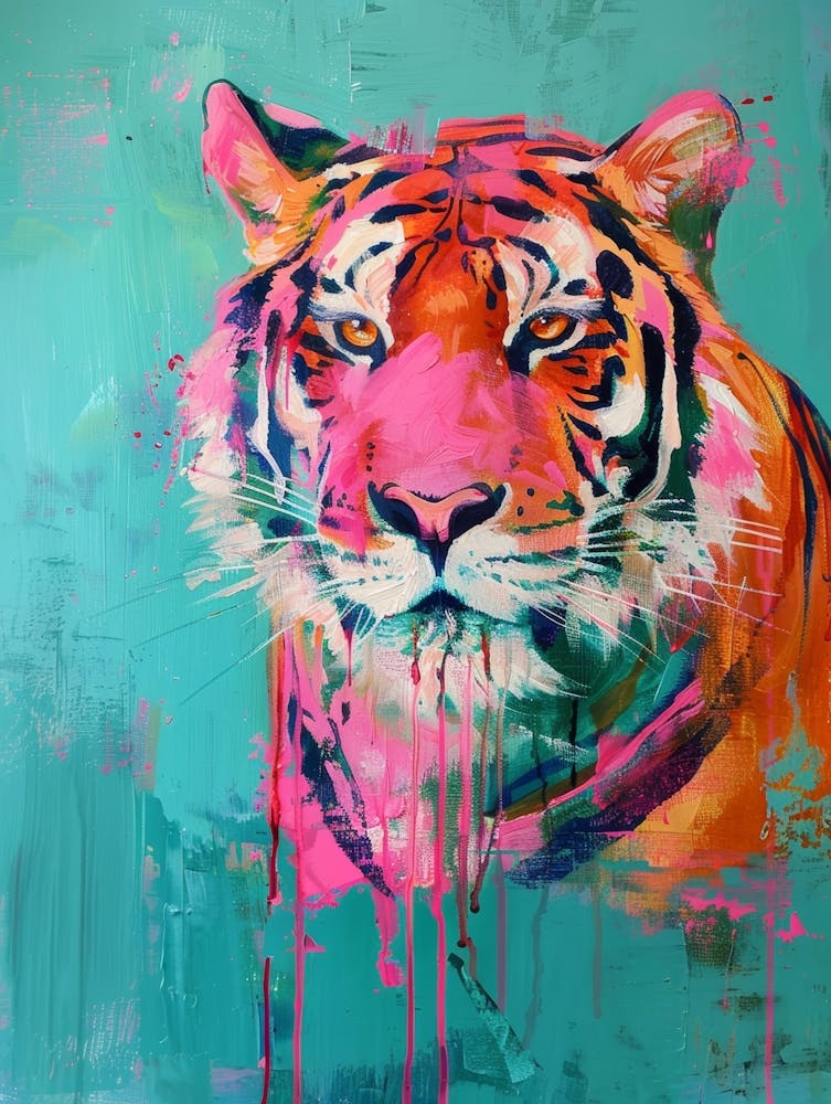 Tiger By Person