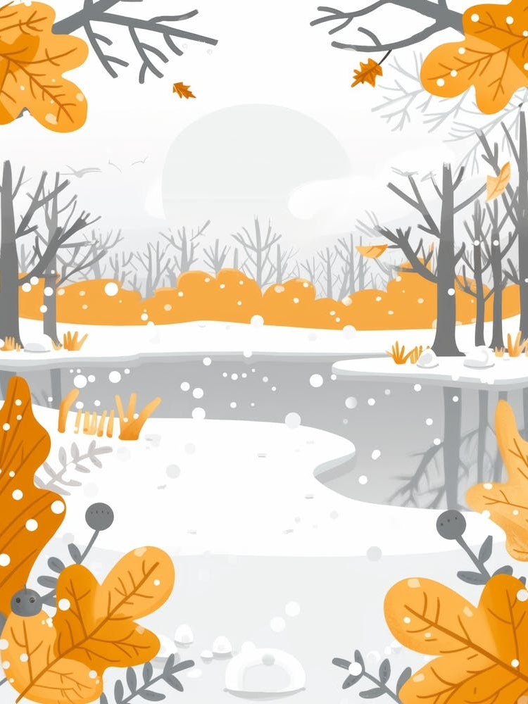 Autumn Leaves In The Forest