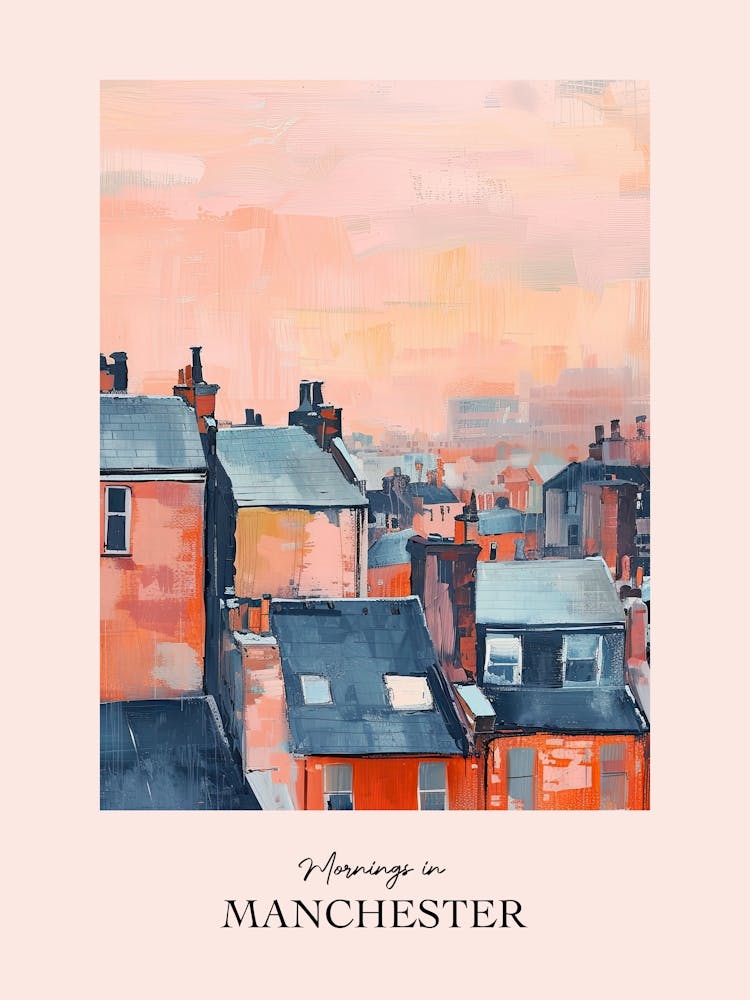 Mornings In Manchester Rooftops Morning Skyline 3