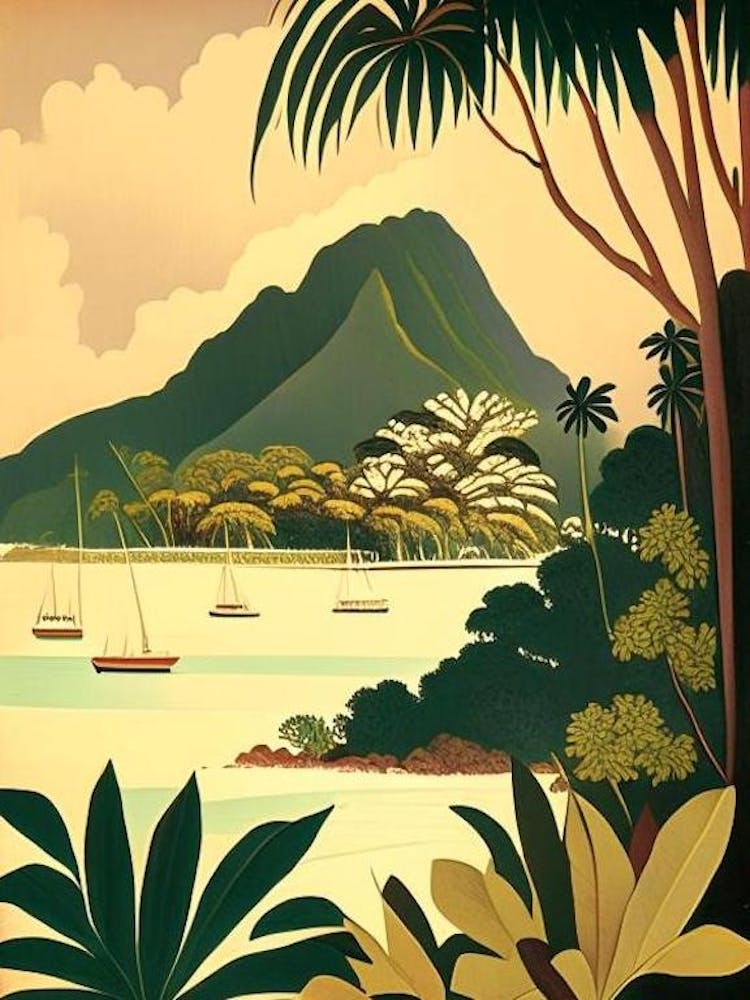 Huahine French Polynesia Rousseau Inspired Tropical Destination