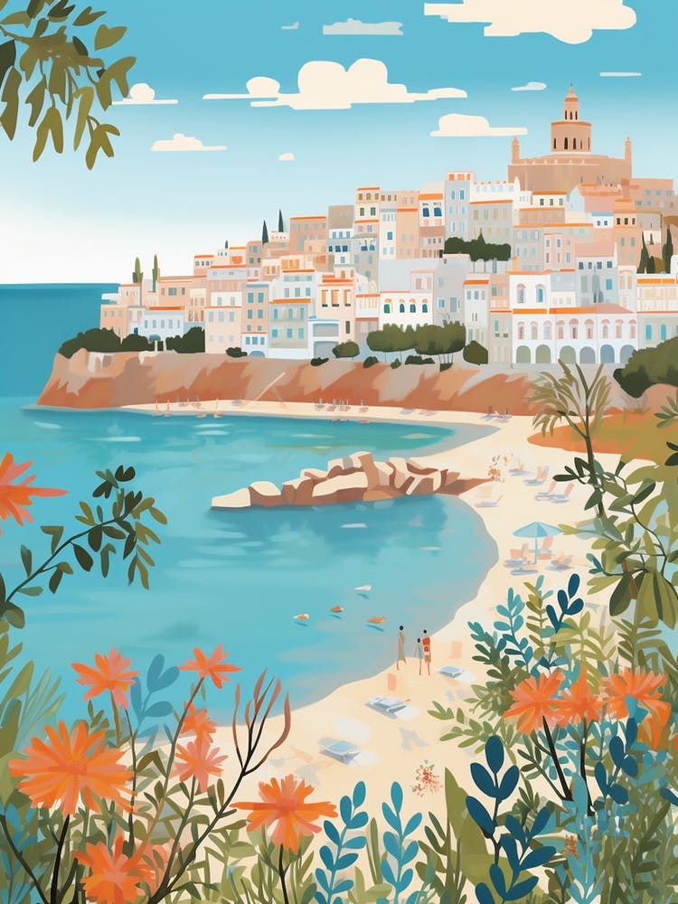 Ibiza Spain 6 Illustration