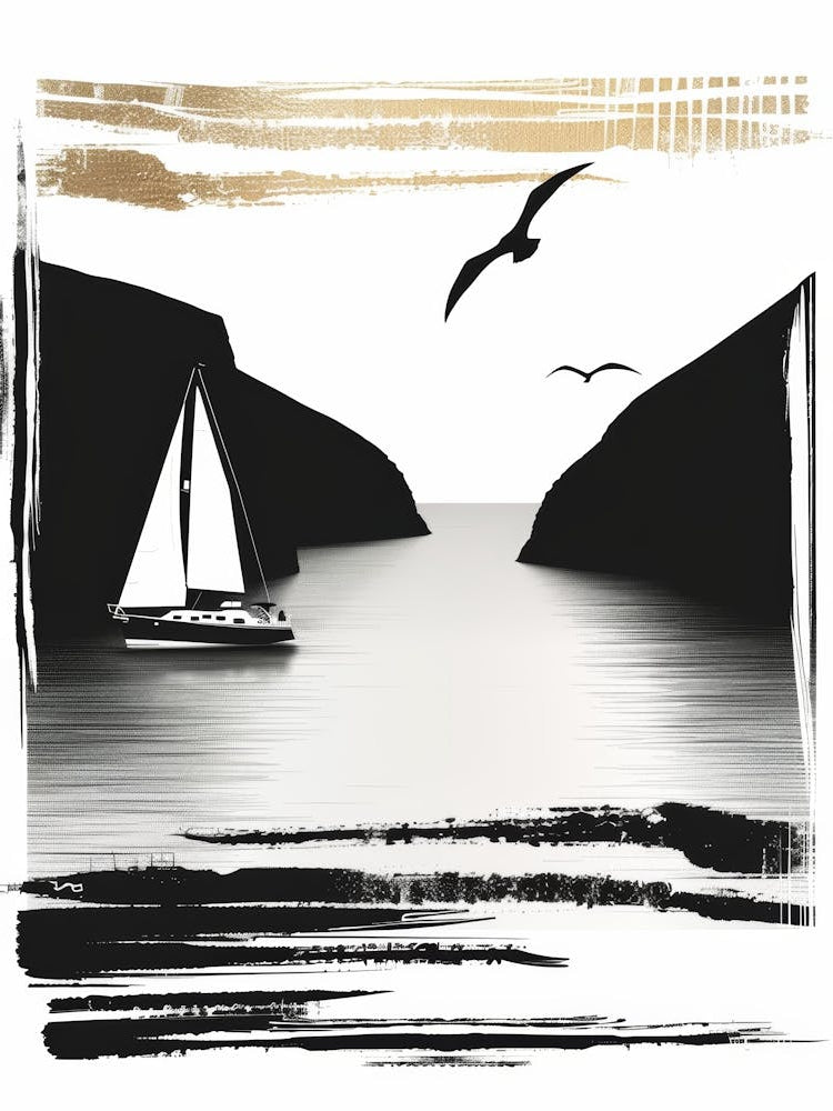 Sailboat In The Sea 2