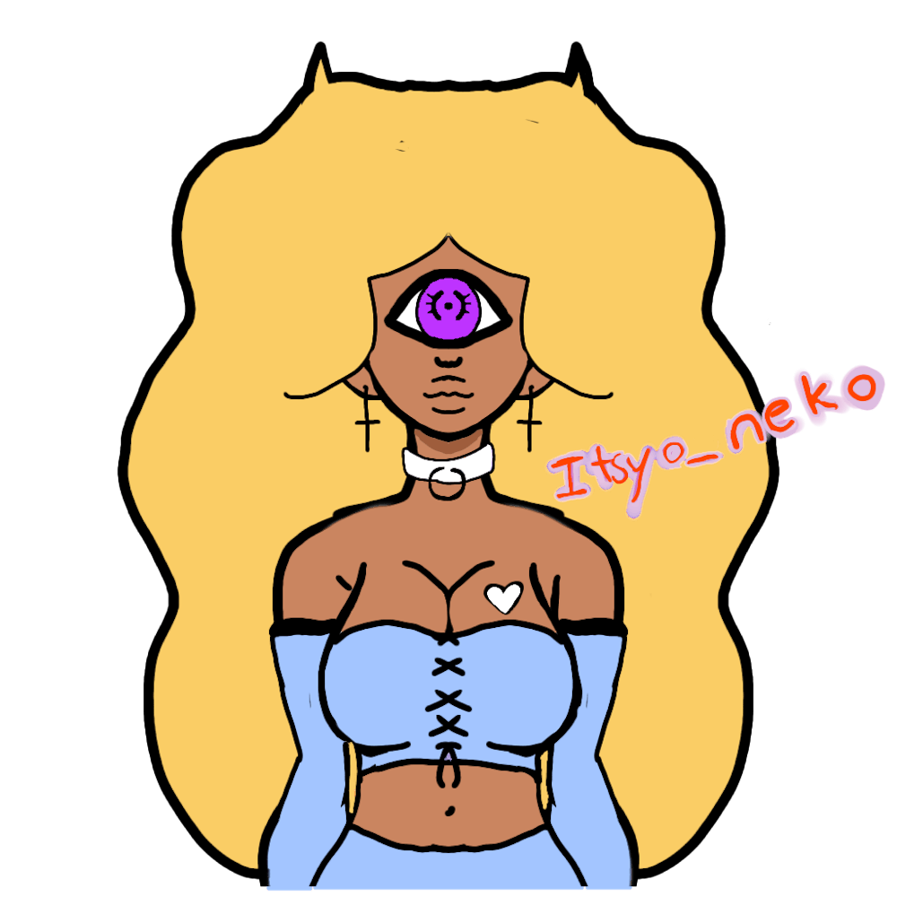 Alien afro girl v3