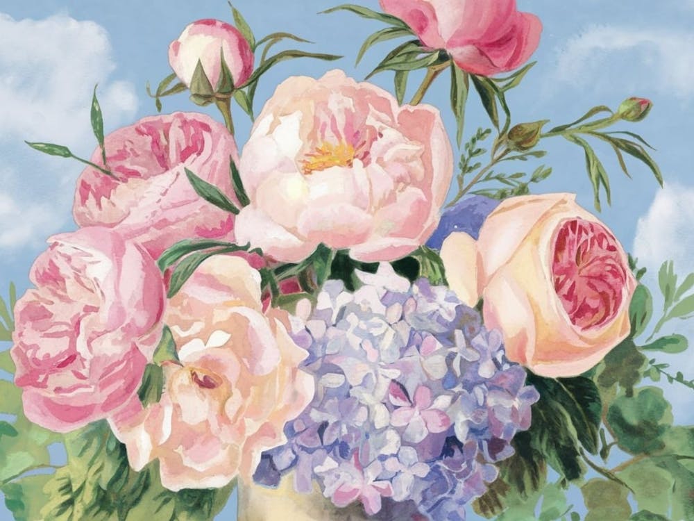Vibrant Peony Garden - Floral