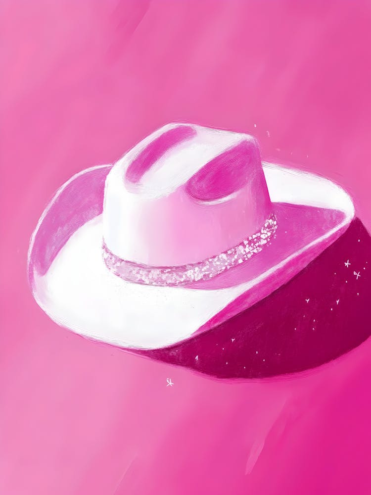 Pink Cowboy Hat 1