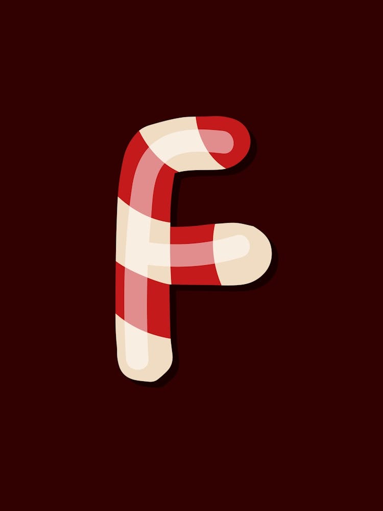 Candy Cane Christmas Letters Living Room Holiday Display 06
