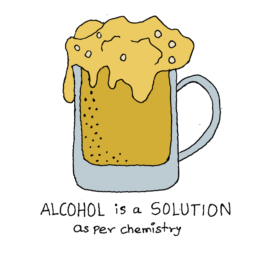 Mug Of Beer Is a Solution Comedy