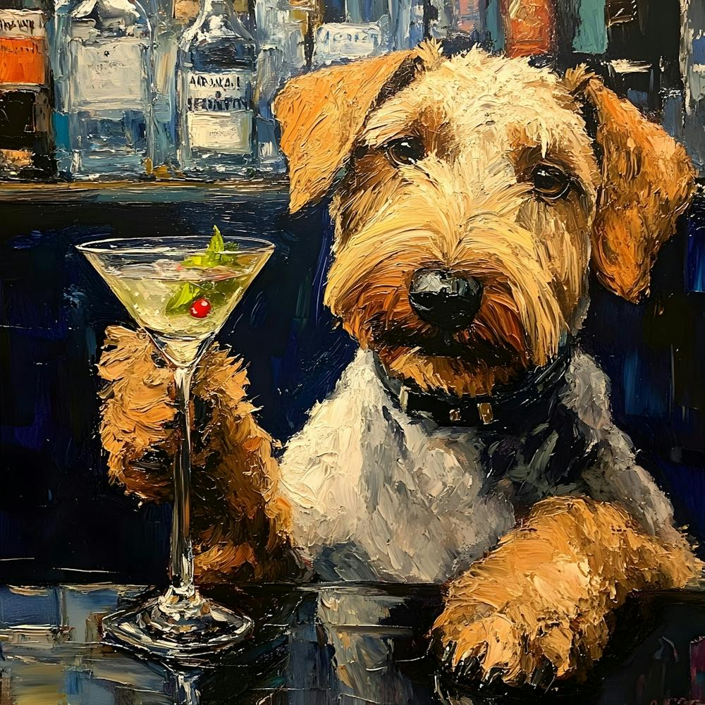 Terrier At The Bar 1