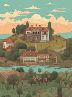 Ankara Turkey Travel Illustration 1