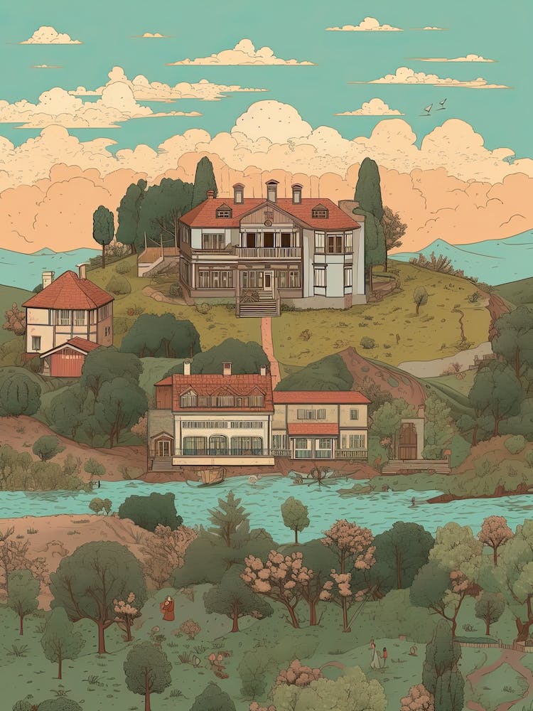 Ankara Turkey Travel Illustration 1