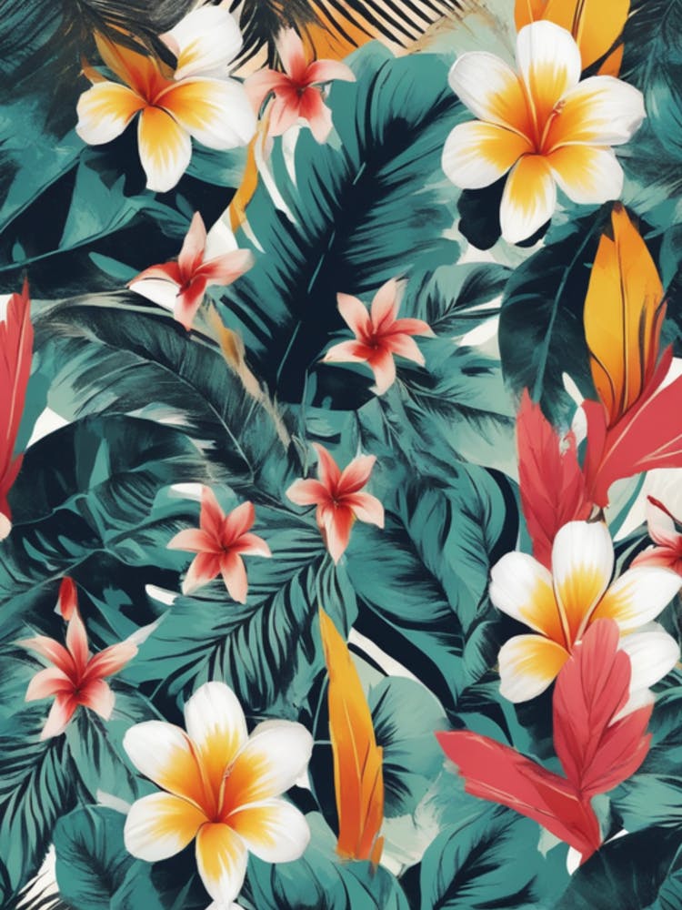 Tropical Floral Pattern