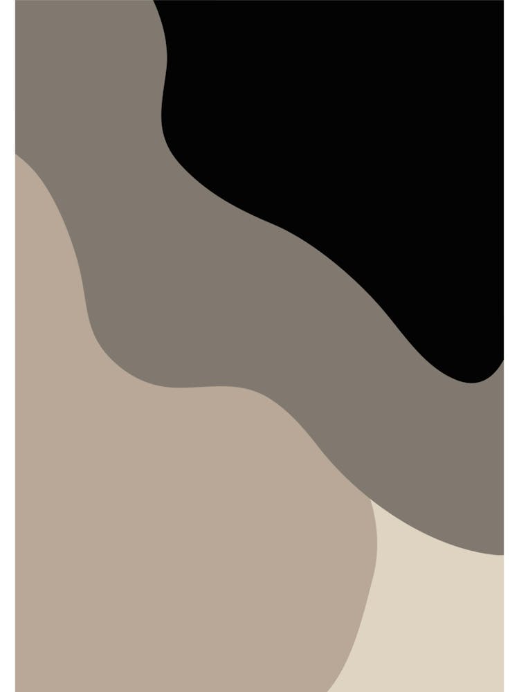 Smoky Gray Abstract Painting