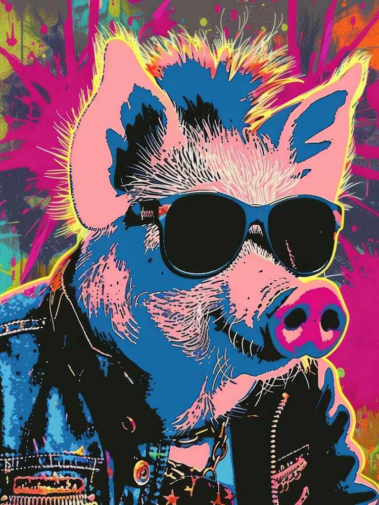 Pig In Sunglasses