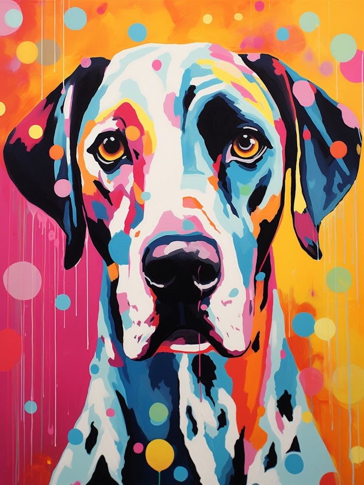 Pop Art Paint Dog 2
