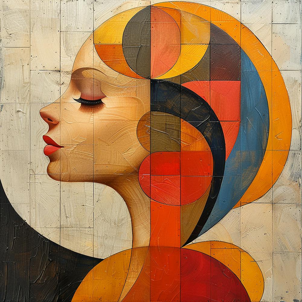 Abstract Portrait Of A Woman