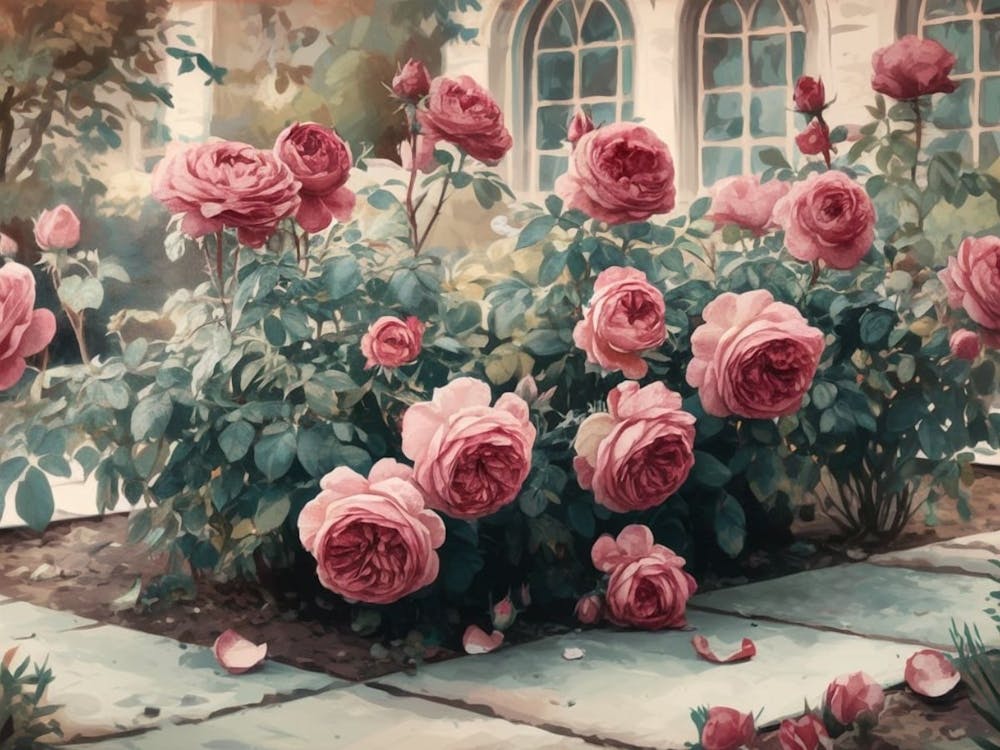 Classic Garden Rose Bouquet - Floral