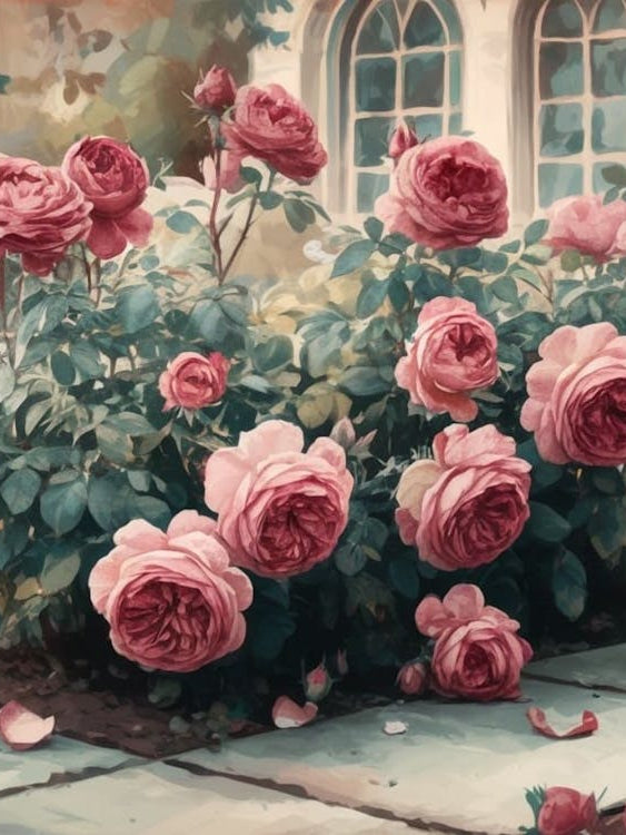 Classic Garden Rose Bouquet - Floral