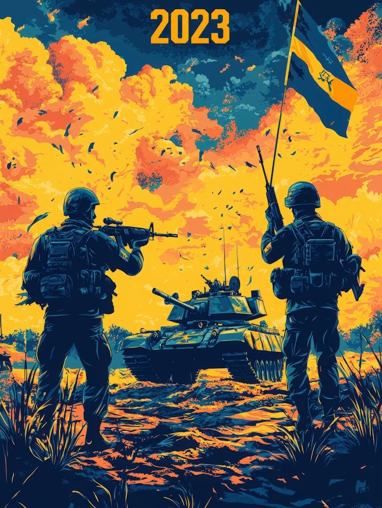 Aihrgdesign A Dramatic Geopolitical Poster Depicting Ukraines 2d8ad763 De2c 43a2 83c6 Af79cacea02e 1