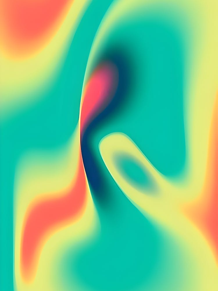 Contemporary Vivid Neon Pastel Aura