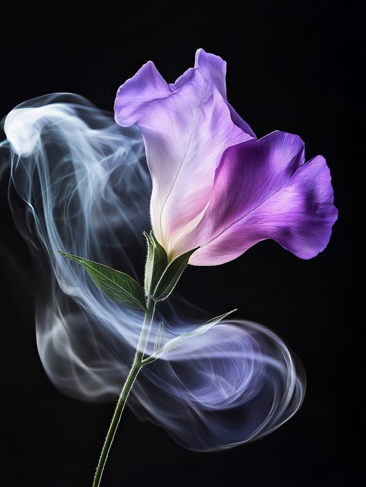 Flower With Smoke