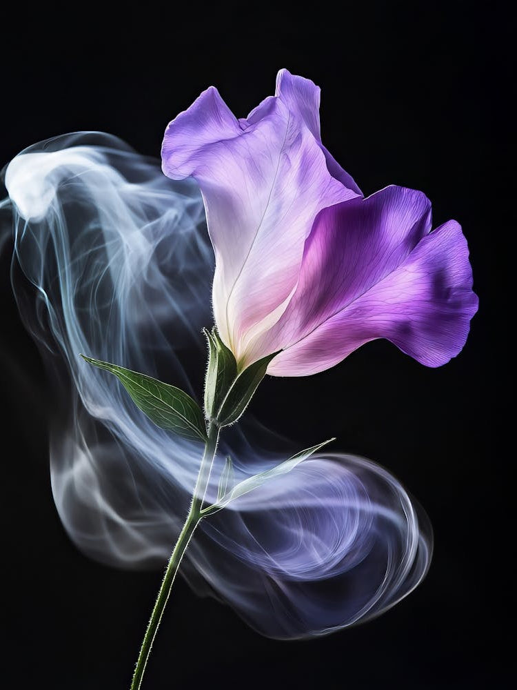 Flower With Smoke