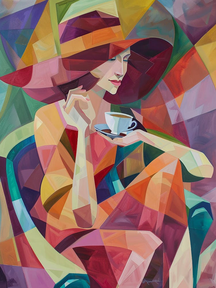 Woman With A Cup Of Coffee