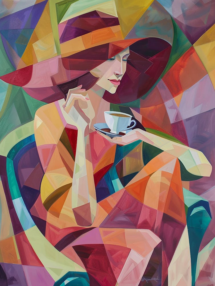 Woman With A Cup Of Coffee