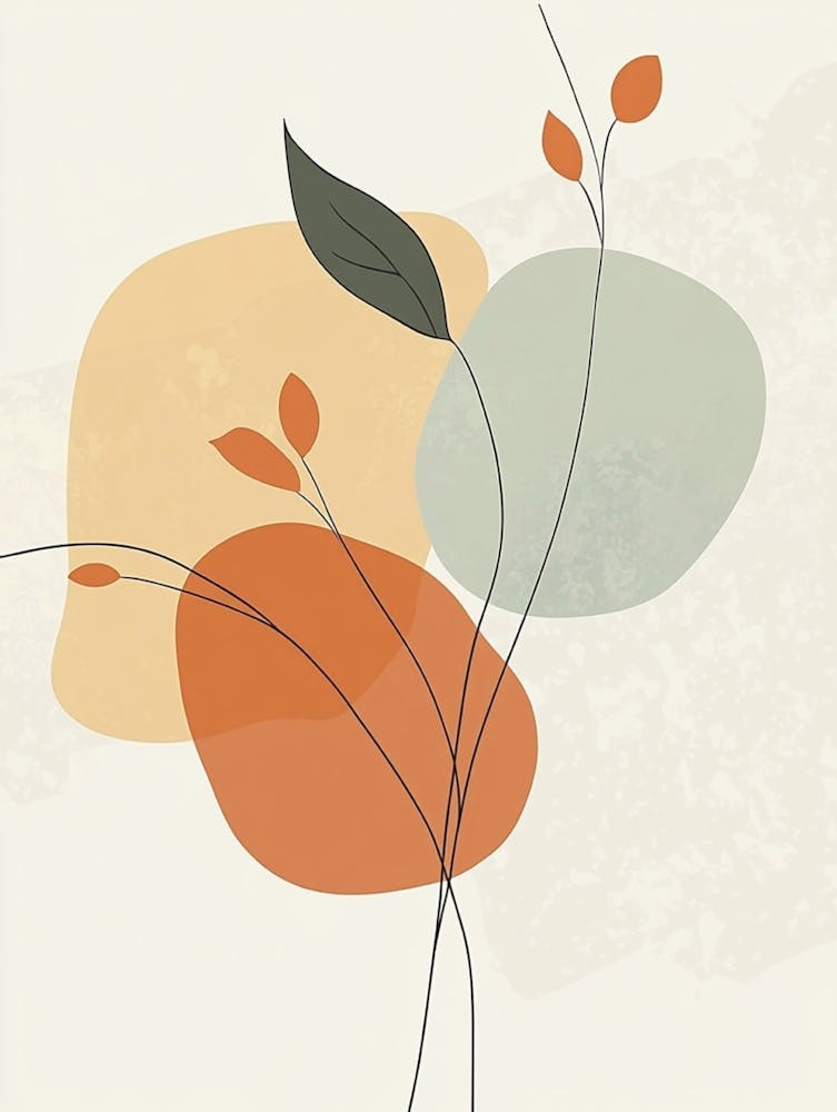 Abstract Flower Canvas Print 6