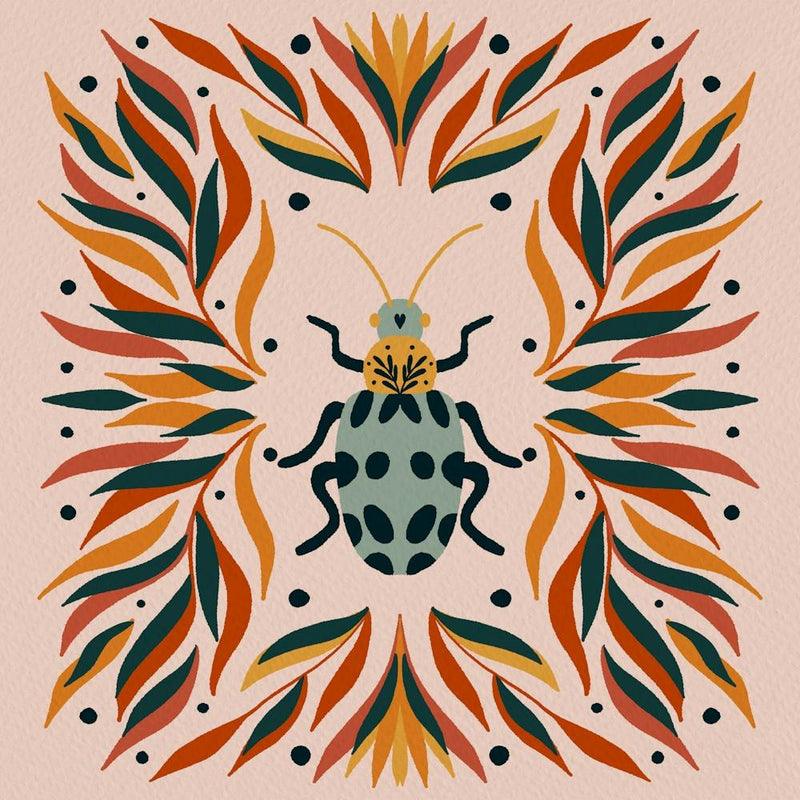 Bug And Leaves - Autumn palette