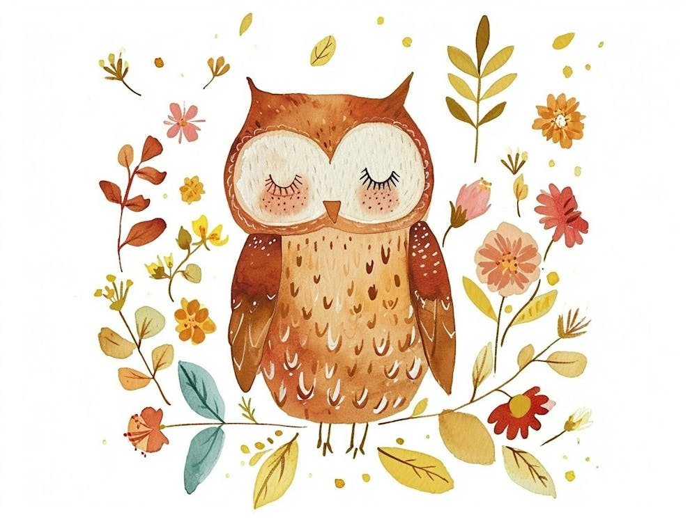 Little Floral Owl 3