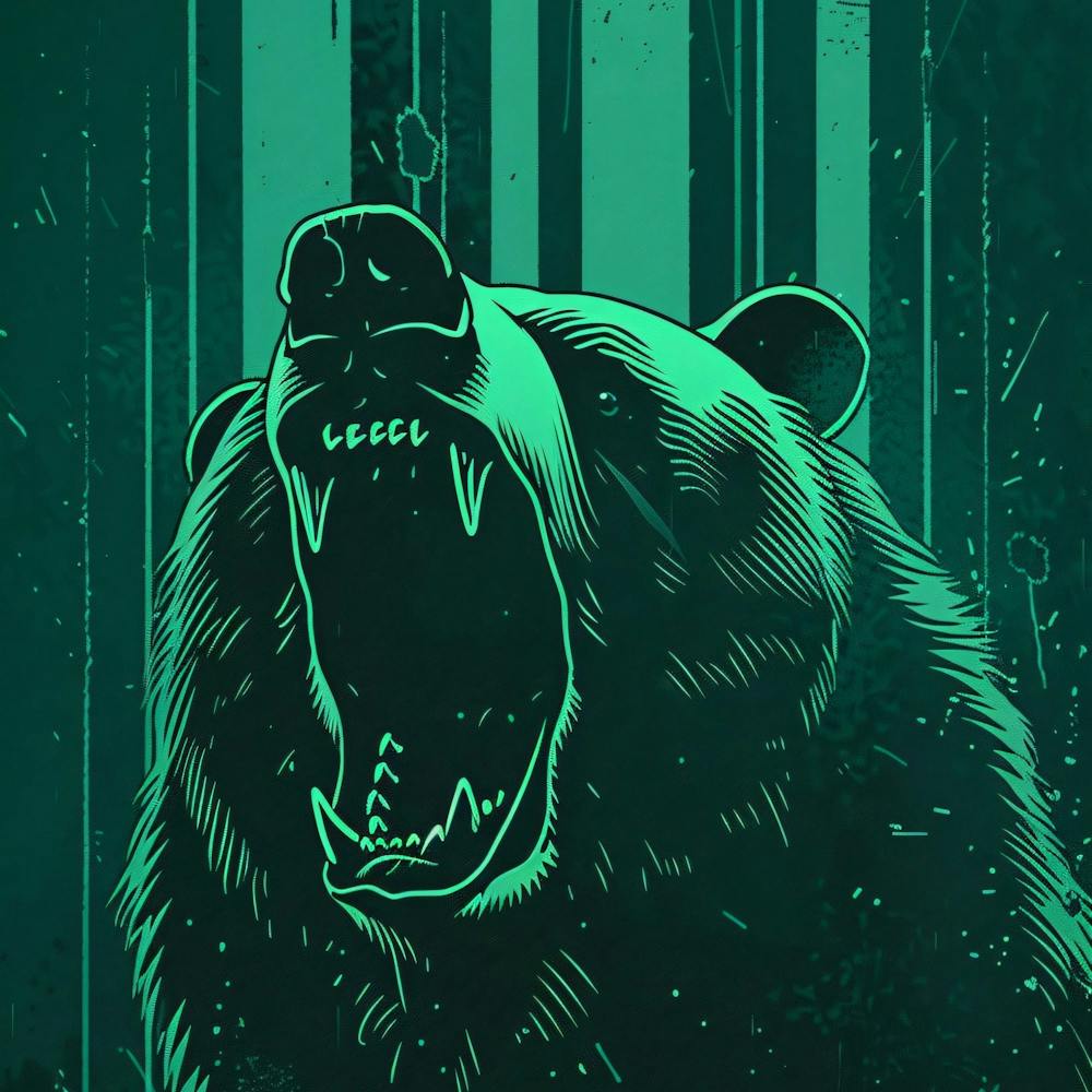 Bear Market Depictions With Dark Ominous Visuals