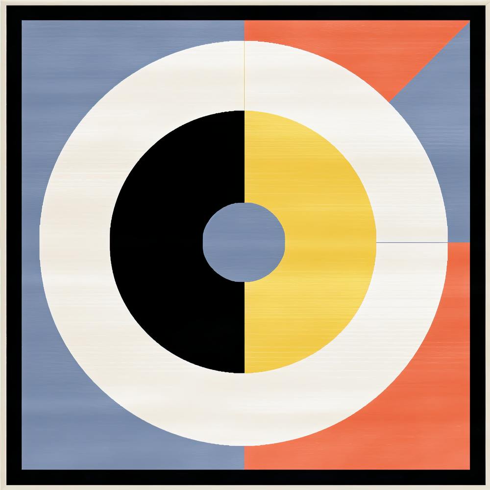 Geometric Symphony: Mid Century Circles in Concert