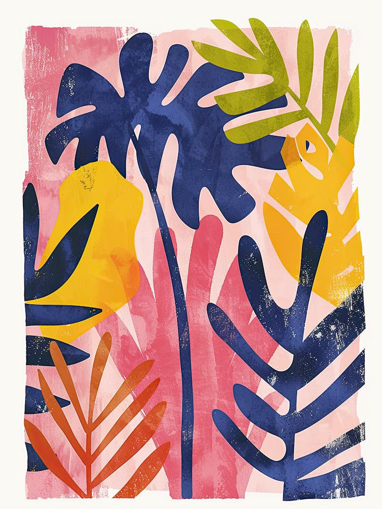 Opalescent Bloom Matisse Style