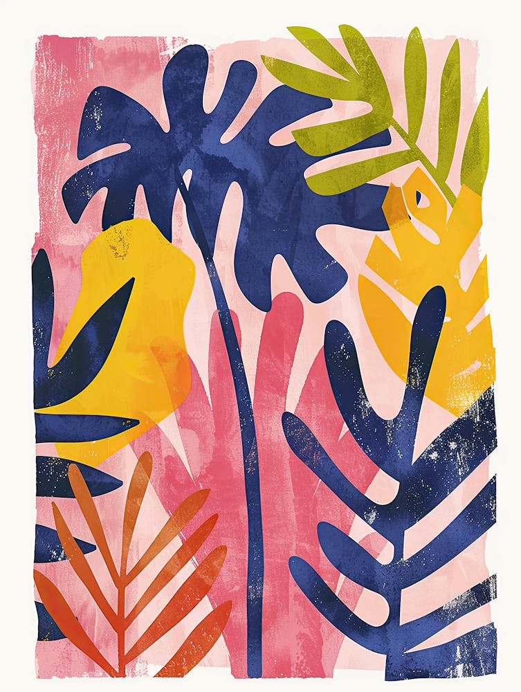 Opalescent Bloom Matisse Style
