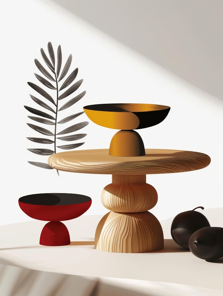 Bowls On A Table