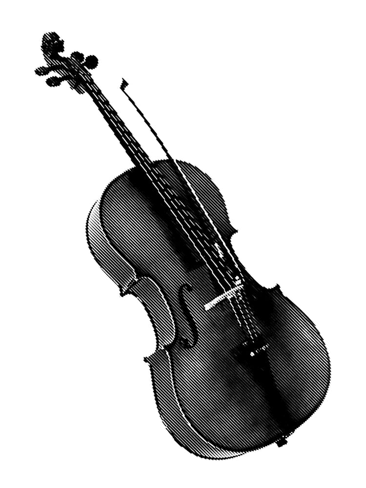 Violin Line Art