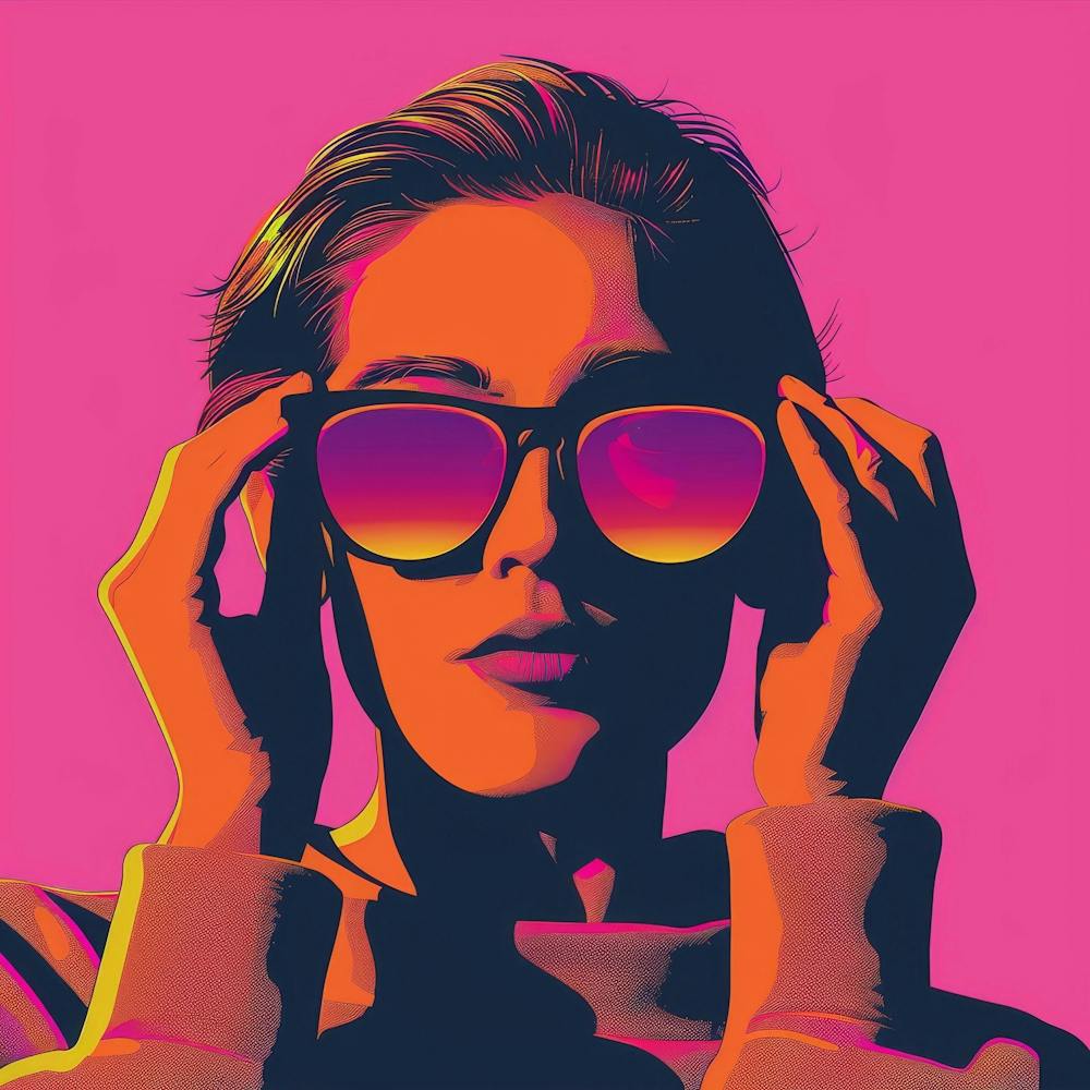 Girl With Sunglasses 2