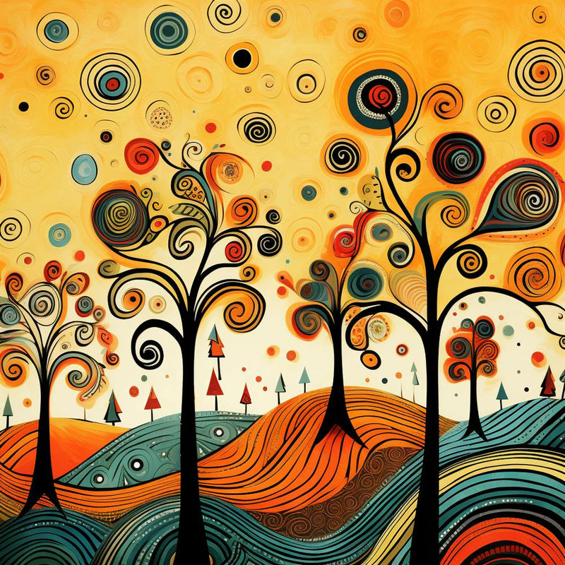 Abstract Tree Painting 2