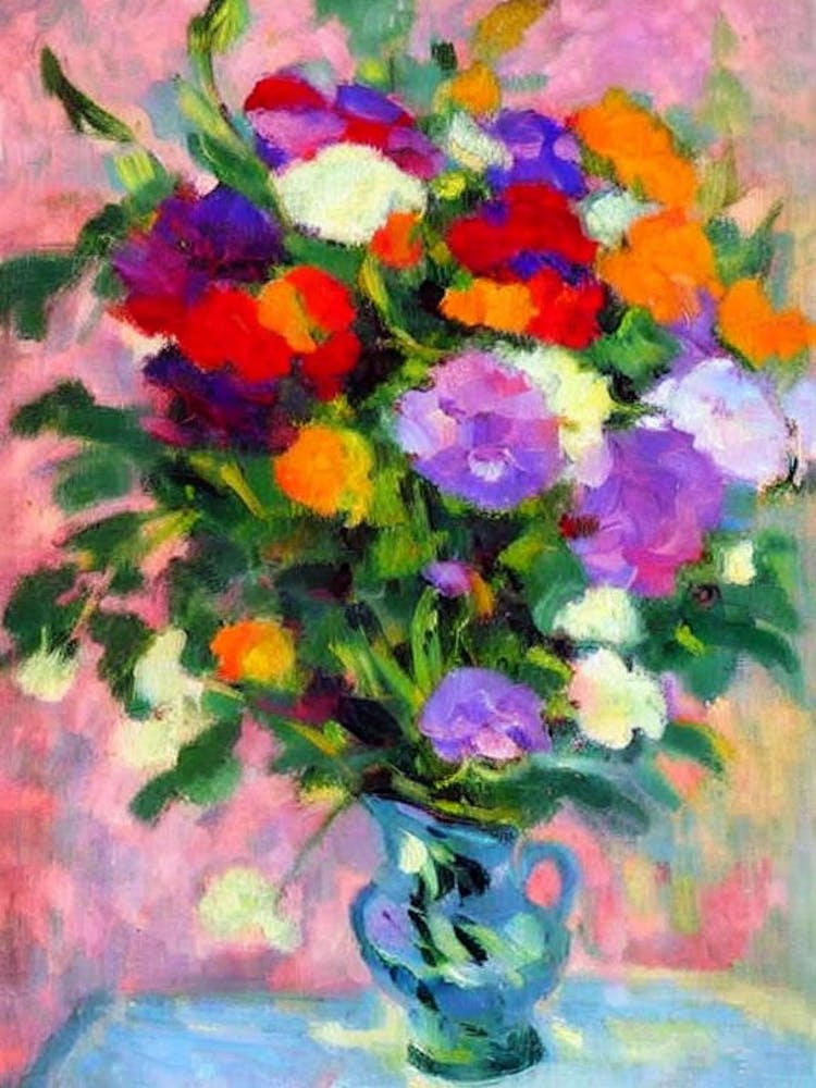 Lisianthus  Matisse Style Flower