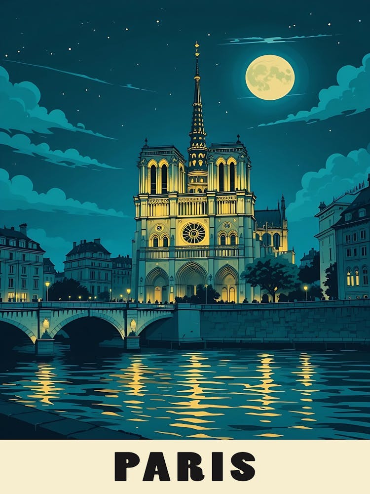 Paris Vintage Travel Poster 11