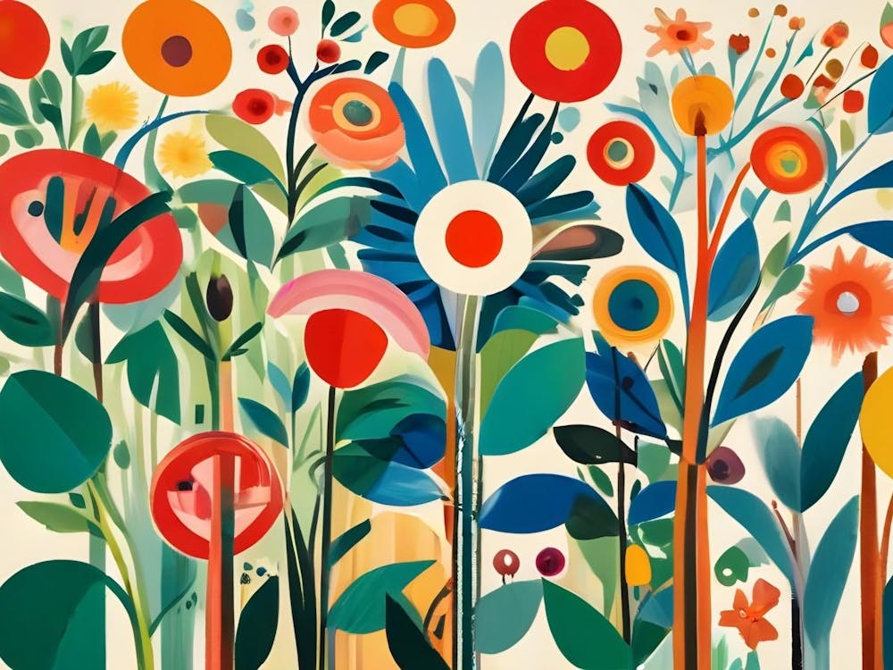 Spring Flowers In The Garden