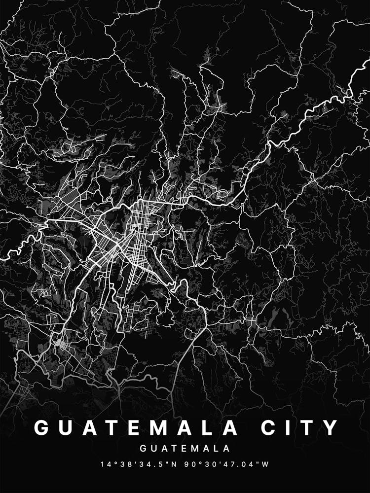 Guatemala City Guatemala Carte Noire