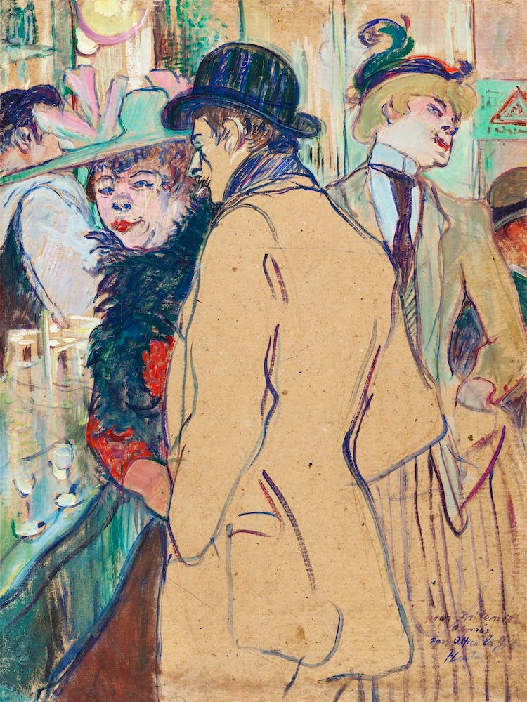Alfred La Guigne (1894), Henri de Toulouse-Lautrec