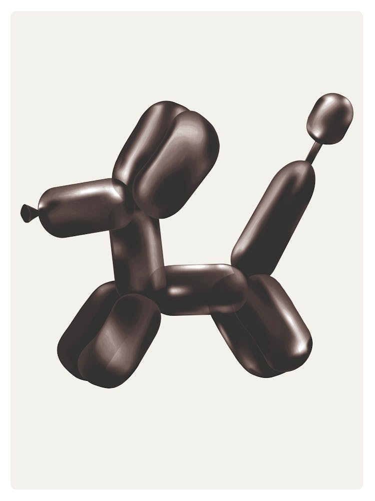 Balloon Dog Black