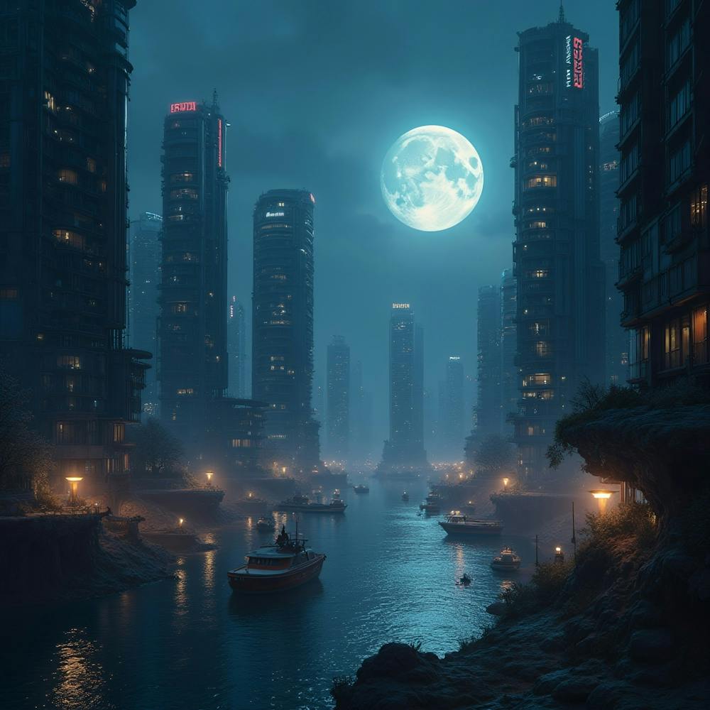 Cityscape At Night 7