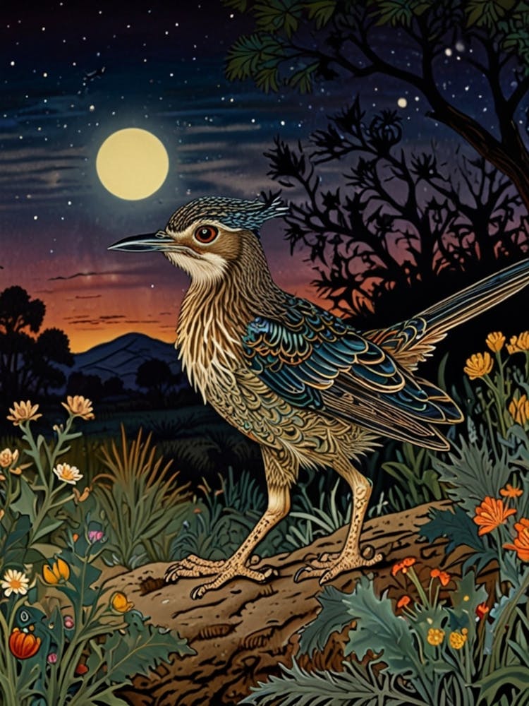 William Morris Oiseau Dans La Nuit 1