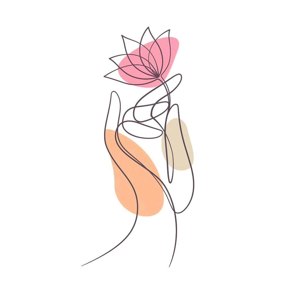 Lotus Flower In Hand