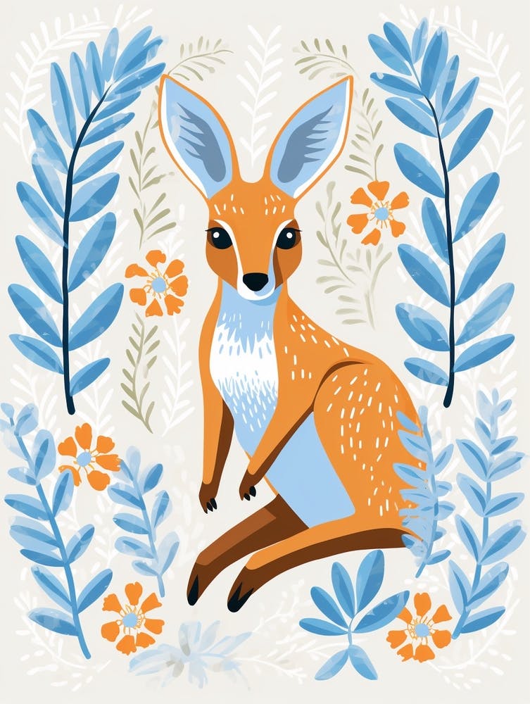 Baby Animal Illustration  Kangaroo 3