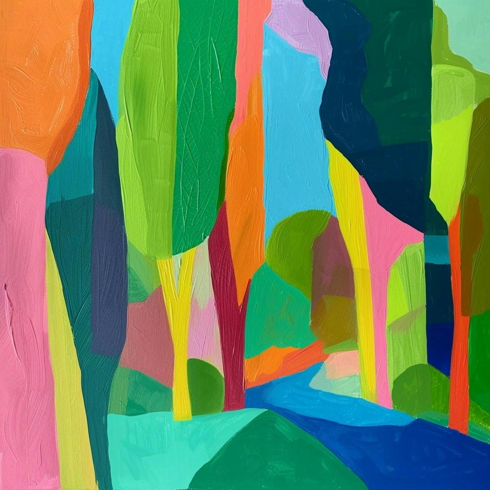 Abstract Park Collection Battersea Park London 1